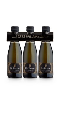 Prosecco spumante di Valdobbiadene brut
TRIO PACK (3 x 20cl - Karton à 8 x 3)