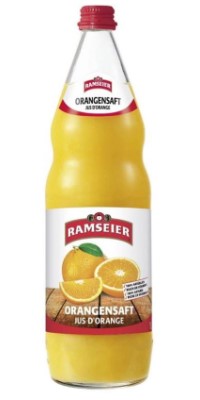 Ramseier Orangensaft Glas