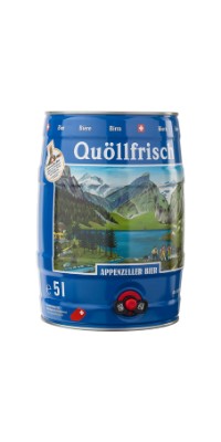 Appenzeller Quöllfrisch hell 5lt Partyfass
