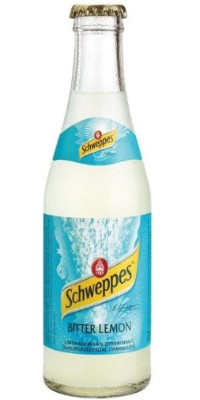 Schweppes Bitter lemon Glas