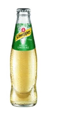 Schweppes Ginger Ale Glas