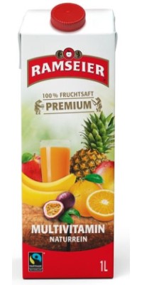 Ramseier Premium 100% Multivitamin Saft Tetra