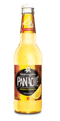 Schützengarten Zitronen-Edelweiss Panaché Glas EW in Harasse