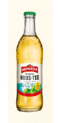 Ramseier's HUUS-TEE gesüsst mit Obstsaft Glas - Bestellartikel