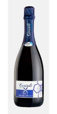 CERIOLI X BRUT Spumante Metodo Classico Brut (4er-Karton)