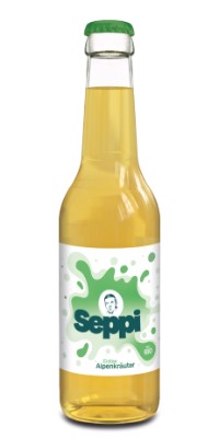 SEPPI BioTEA Alpenkräuter Glas - EINWEGFLASCHE