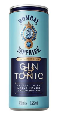 Bombay Sapphire Gin&Tonic RTD (ready-to-drink) Dose - Bestellartikel