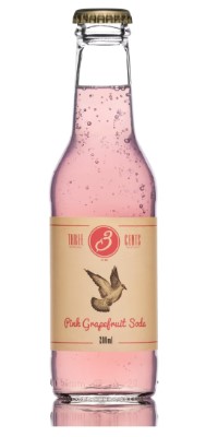 Three Cents Pink Grapefruit Soda