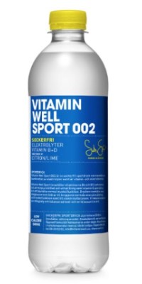 VITAMIN WELL Sport 002 zuckerfrei - Zitrone/Limette