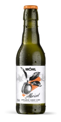 Möhl Abricot alkoholfrei Glas EW in Harasse