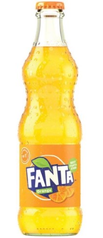 Fanta Orange Glas 
