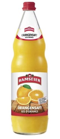 Ramseier Orangensaft Glas