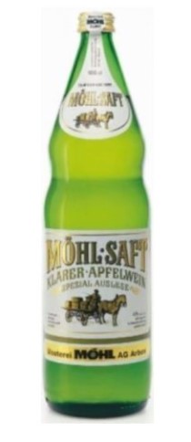 Möhl Apfelwein klar Spezial Glas - Bestellartikel