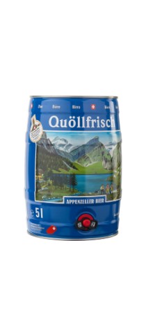 Appenzeller Quöllfrisch hell 5lt Partyfass
