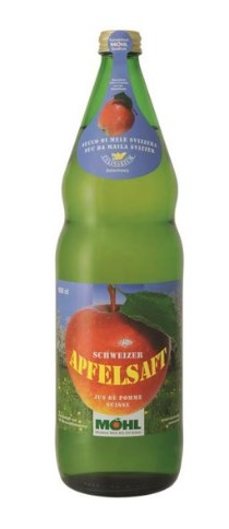 Möhl Apfelsaft hell Glas