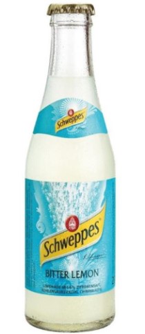 Schweppes Bitter lemon Glas