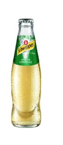 Schweppes Ginger Ale Glas