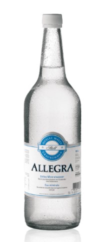 Allegra ohne CO2 Glas