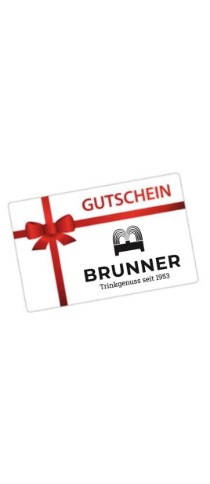 Geschenk Gutschein Brunner 30
