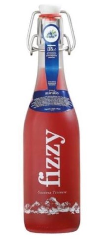 Fizzy Gazzosa Heidelbeere Glas