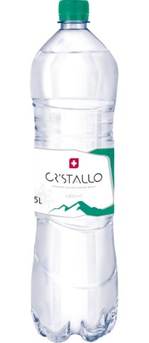 Cristallo grün mit wenig CO2 PET