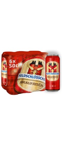 Feldschlösschen Braufrisch 6er-Pack Dosen - Bestellartikel