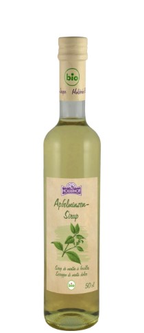 Holderhof Sirup Apfelminze BIO Glas