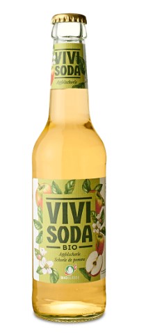 VIVI Apfelschorle BIO Glas MW