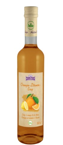Holderhof Sirup Orangen-Zitronen BIO Glas