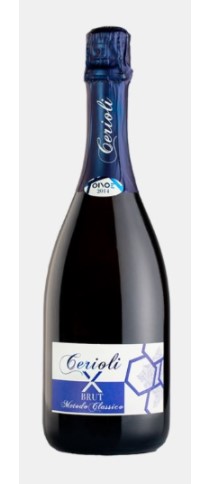 CERIOLI X BRUT Spumante Metodo Classico Brut (4er-Karton)
