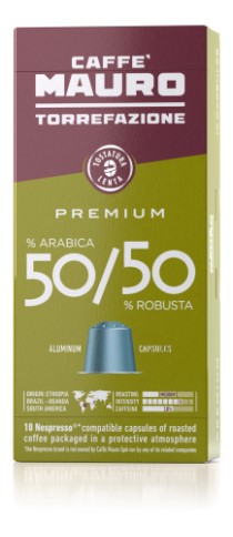 1662 - PREMIUM 50/50 Capsule Alu Compatibili N* - Caffè MAURO