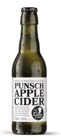 Möhl Punsch Apple Cider Glas EW in Harasse 4.5% Vol.