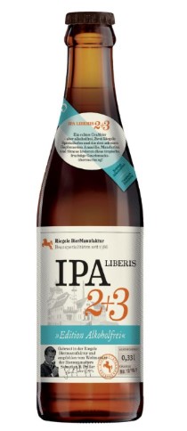 Riegele IPA Liberis 2+3 alkoholfrei