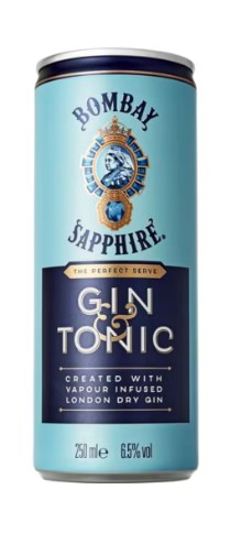 Bombay Sapphire Gin&Tonic RTD (ready-to-drink) Dose - Bestellartikel